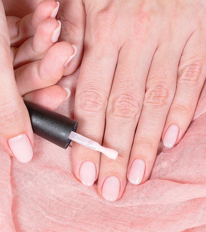 clear pink nail polish