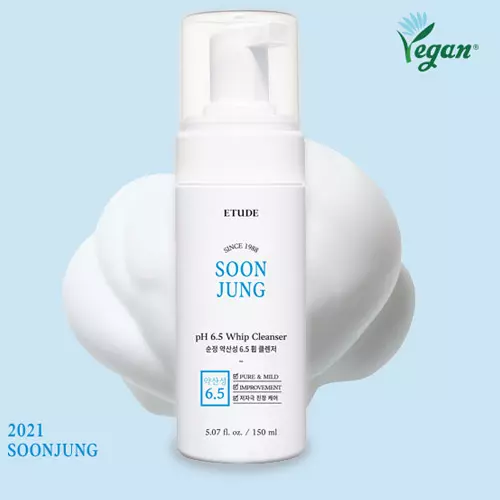 ETUDE SoonJung pH 6.5 Whip Cleanser