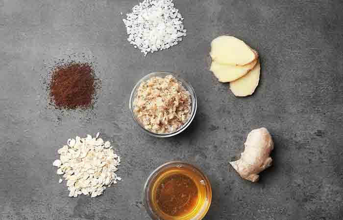 Ginger and oats face mask