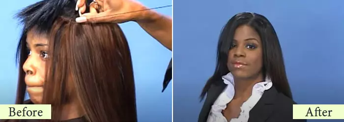 Interlocking hair weaves