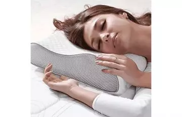 MOJOREST Cervical Contour Memory Foam Pillow