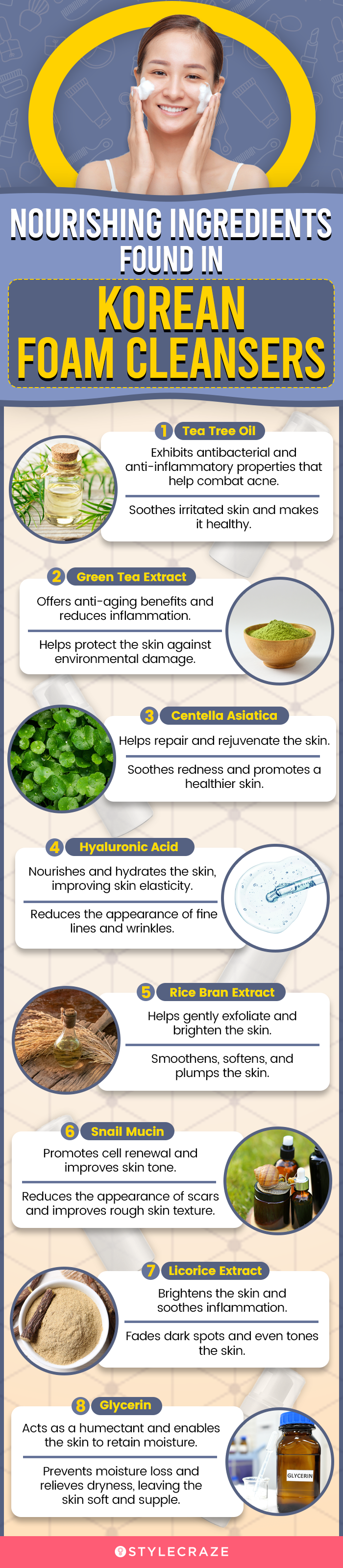 Nourishing Ingredients To Look For In Korean Foam Cleansers (infographic)