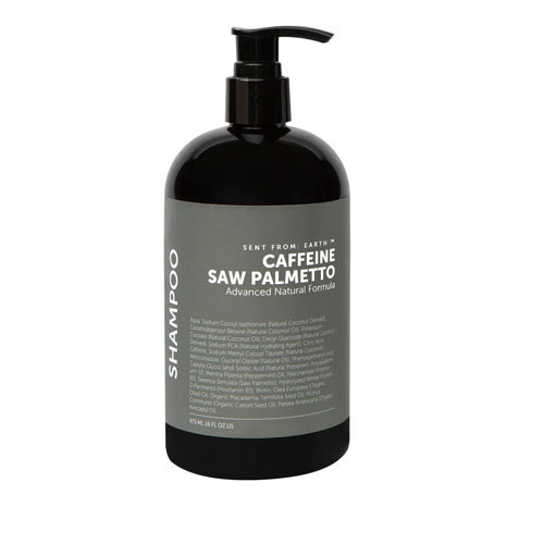 Sent From Earth Caffeine & Saw Palmetto Shampoo