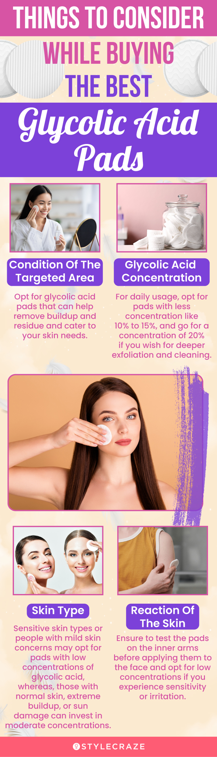 Things To Consider While Buying The Best Glycolic Acid Pads (infographic)