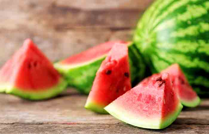 Watermelon to avoid throwing up