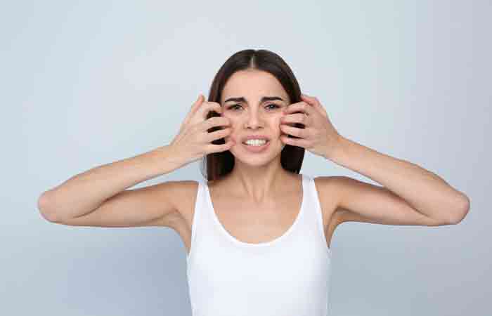 Itching of face due to tranexamic acid