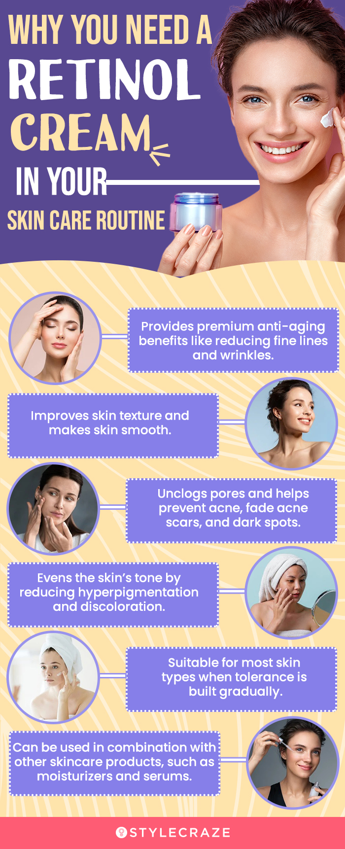 Why You Need A Retinol Cream In Your Skin Care Routine (infographic)