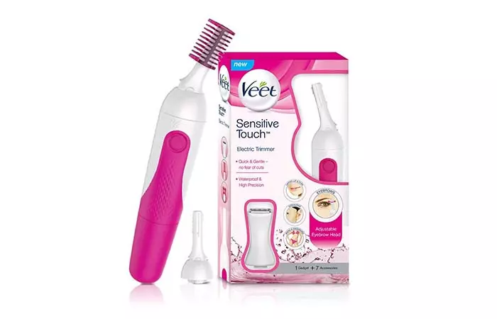 Best For Precise Shaping: Veet Sensitive Touch Electric Trimmer