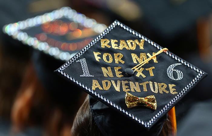 "Next Adventure" Grad Cap