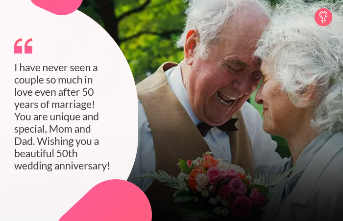 50th wedding anniversary wishes for your parents