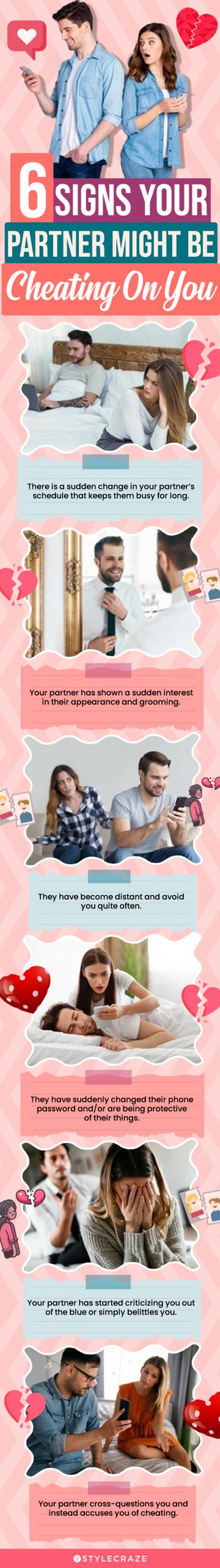 6 signs your partner might be cheating on you (infographic)