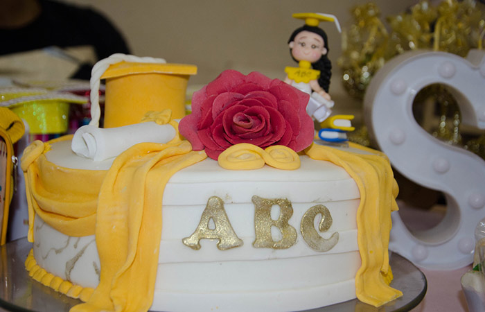 ABCs Graduation Cake With Toy