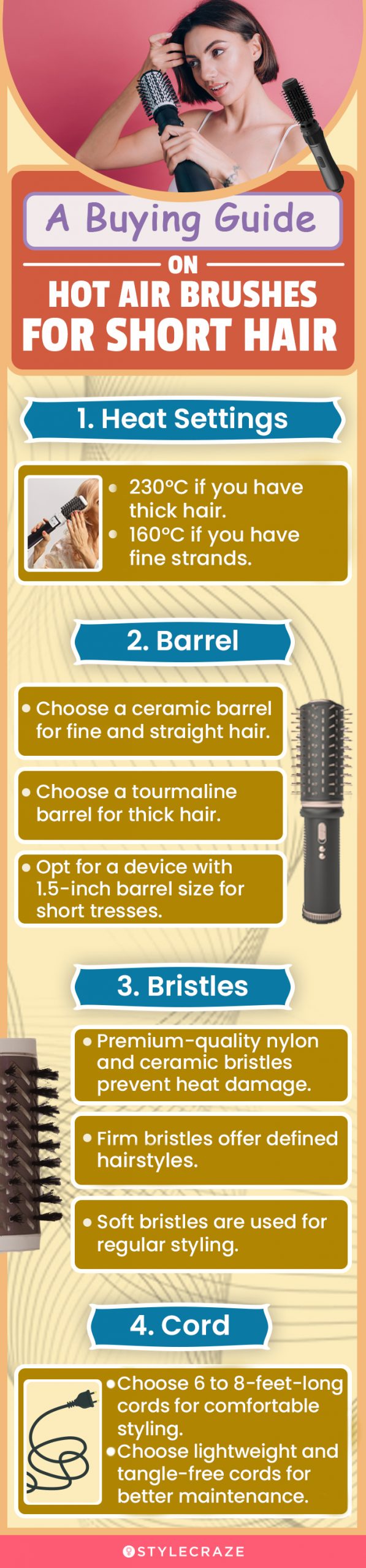 A Buying Guide On Hot Air Brushes For Short Hair