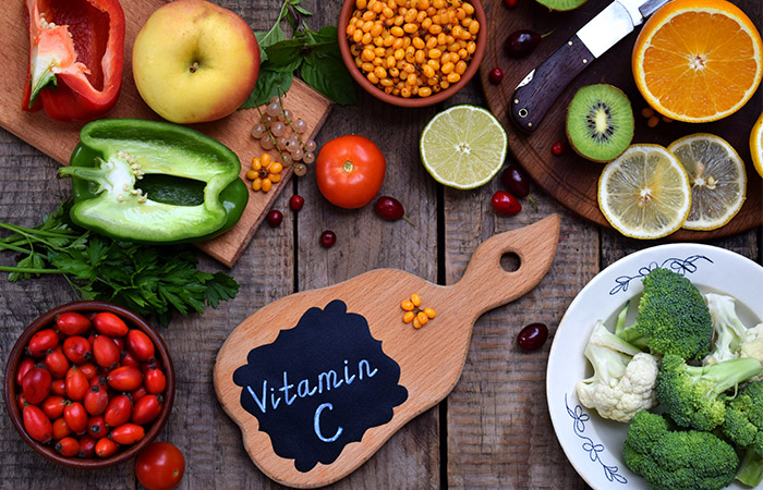 Foods rich in vitamin C improve skin elasticity