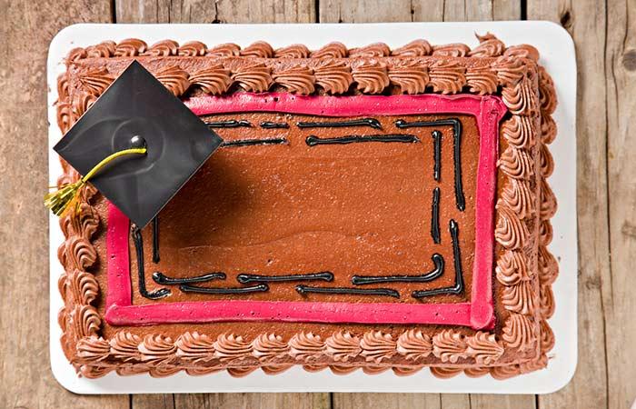 Chocolate Cake With Pink Vanilla Icing