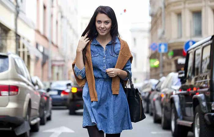 Dress-Over-Jeans