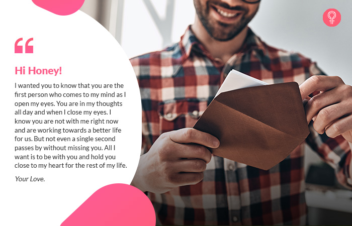 Heartfelt letter for him in a long-distance relationship