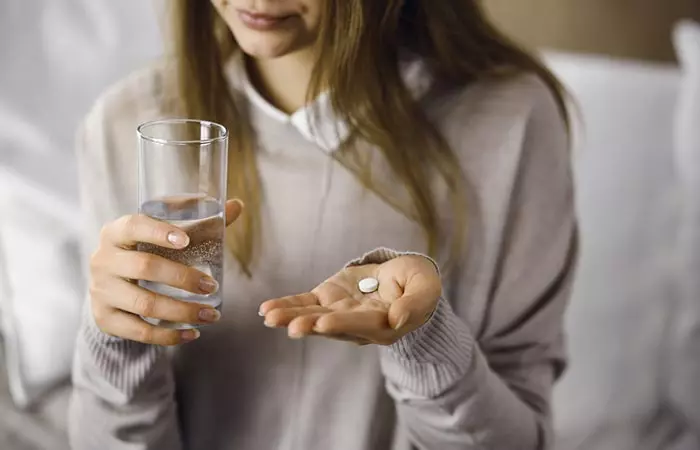 Woman taking pills may experience hair loss