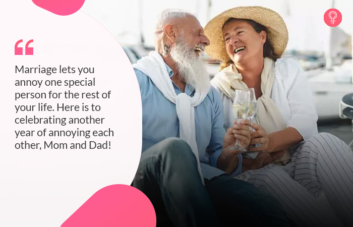 Funny wedding anniversary wishes for your parents