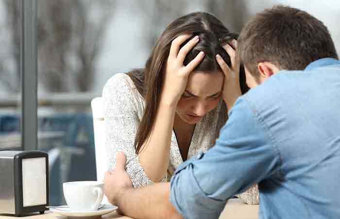 Cheating on a spouse may cause anxiety and depression.