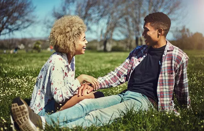 Couple spending quality time with each other