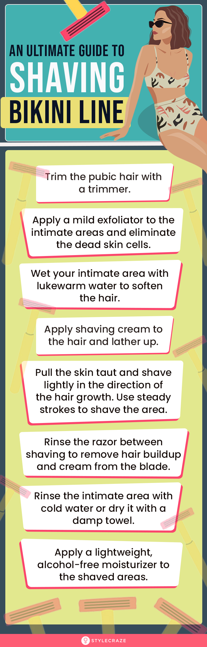 An Ultimate Guide To Shaving Bekini Line(infographic)