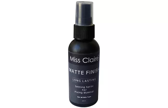 Miss Claire Dewy Finish Long Lasting Setting Spray For Fixing Makeup