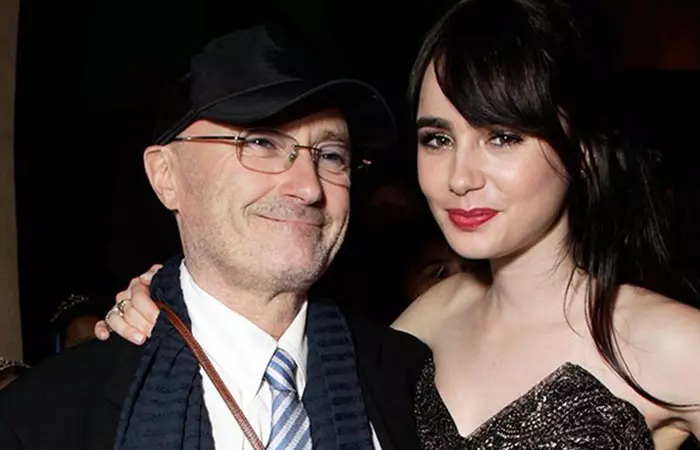 Phil Collins And Lily Collins