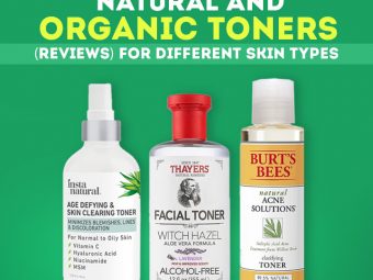 20 Best Natural And Organic Toners (Reviews) For Different Skin Types
