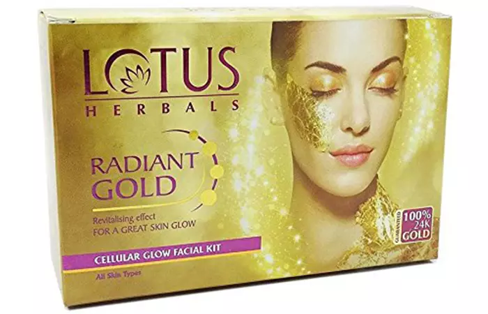 Lotus Herbals Radiant Gold Facial Kit