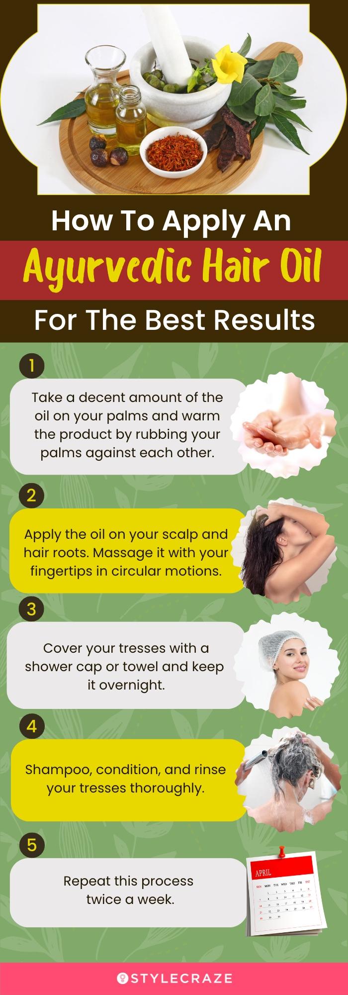 How To Apply An Ayurvedic Hair Oil For The Best Results