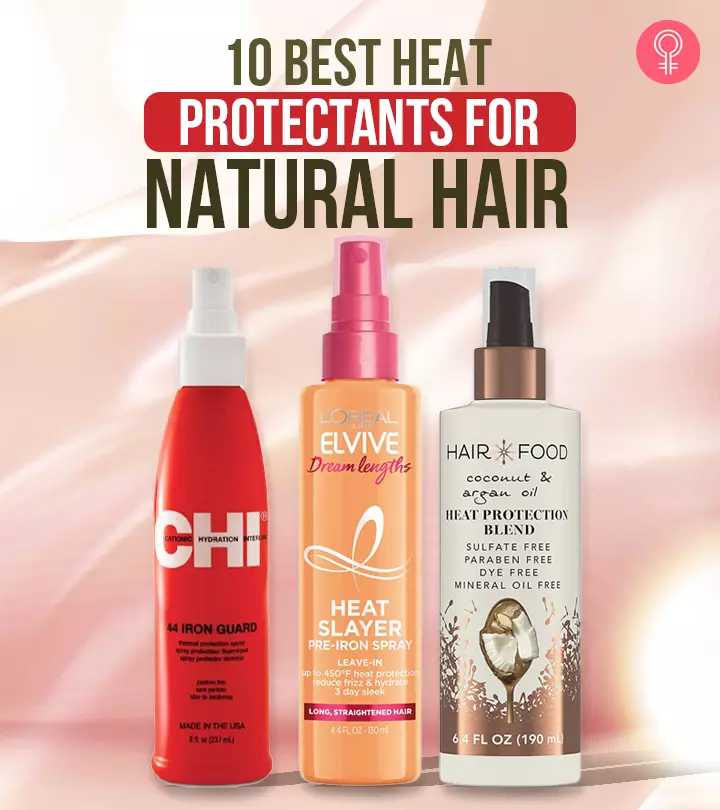 10 Best Heat Protectant Sprays For Natural Hair, As Per A Makeup Artist