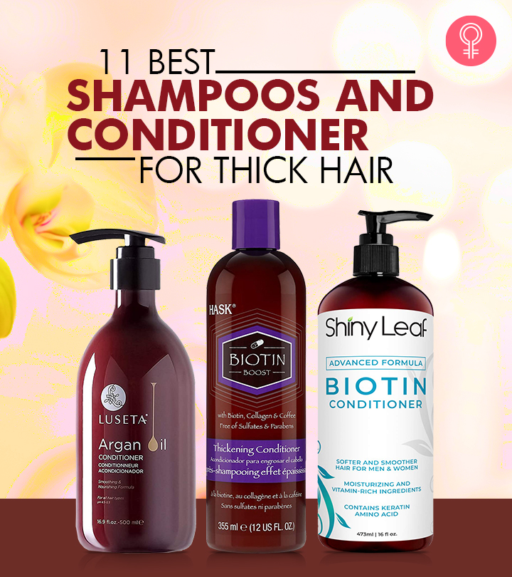 11 Best Shampoos And Conditioner For Thick Hair – 2022