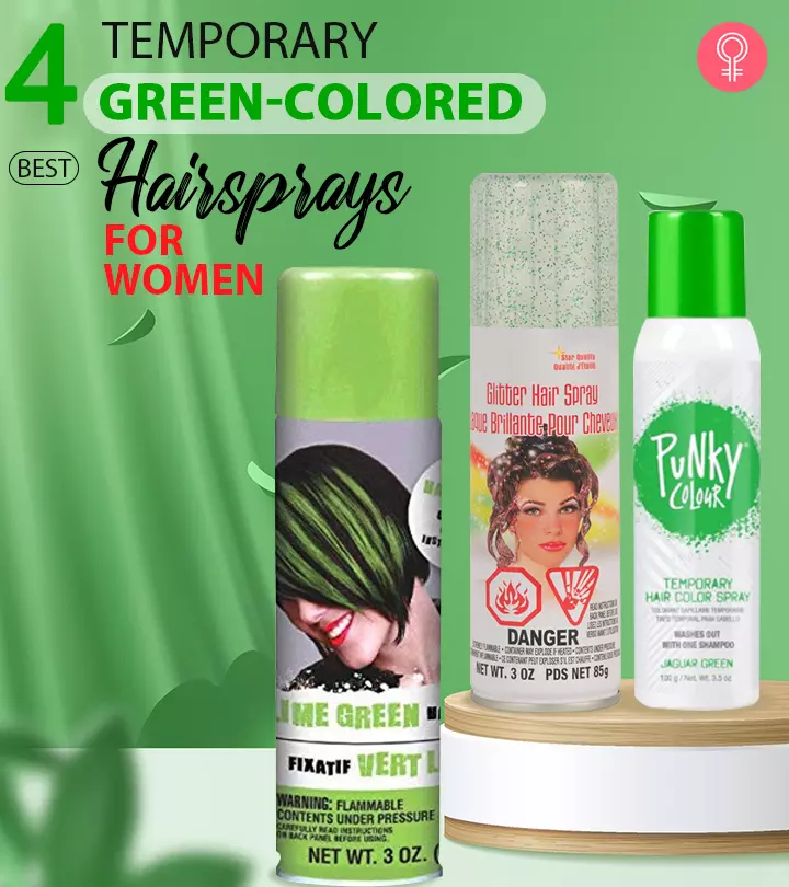 4 Best Cosmetologist-Approved Temporary Green-Colored Hairsprays Of 2024