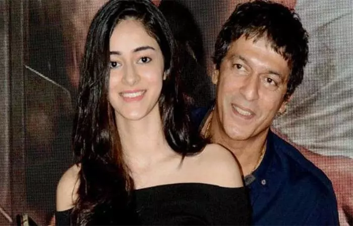 Chunky Pandey And Ananya Pandey