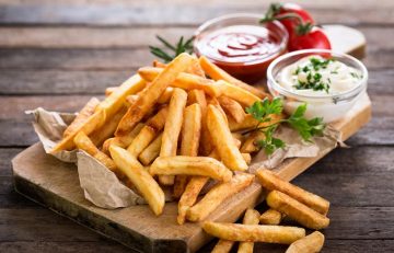 French fries are a type of junk food that are bad for your health