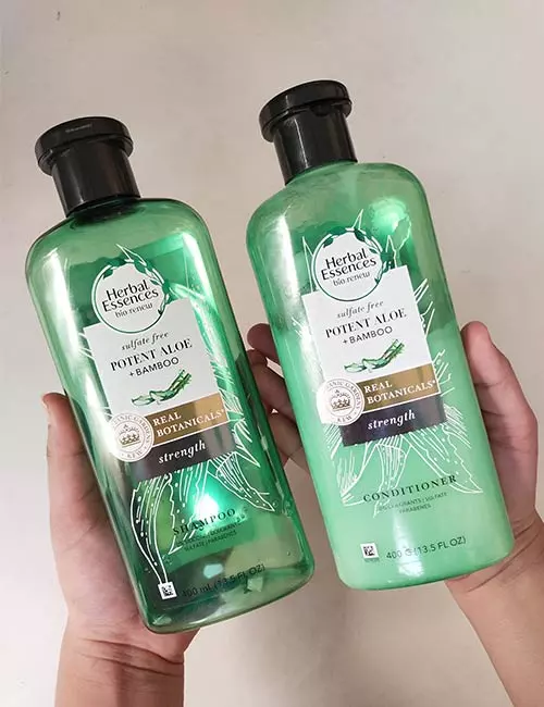 Herbal Essences Potent Aloe Bamboo Shampoo Conditioner Review