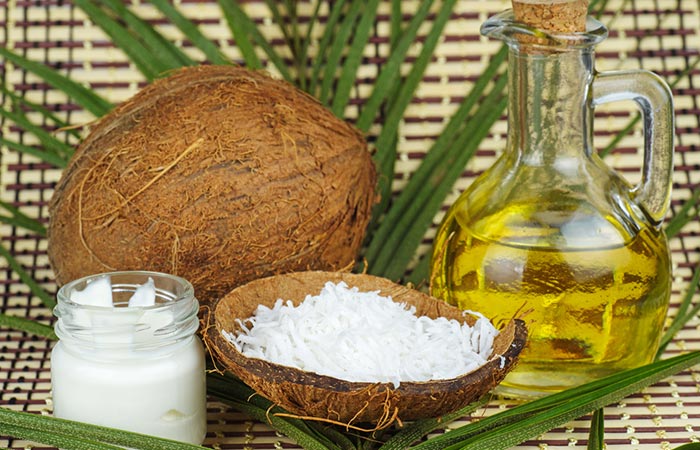 Coconut and olive oils 