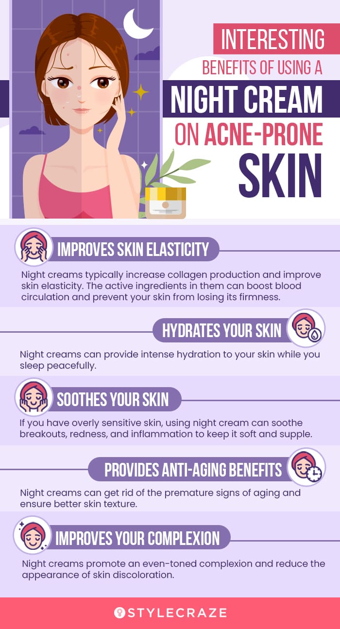 Interesting Benefits of Using A Night Cream On Acne Prone Skin
