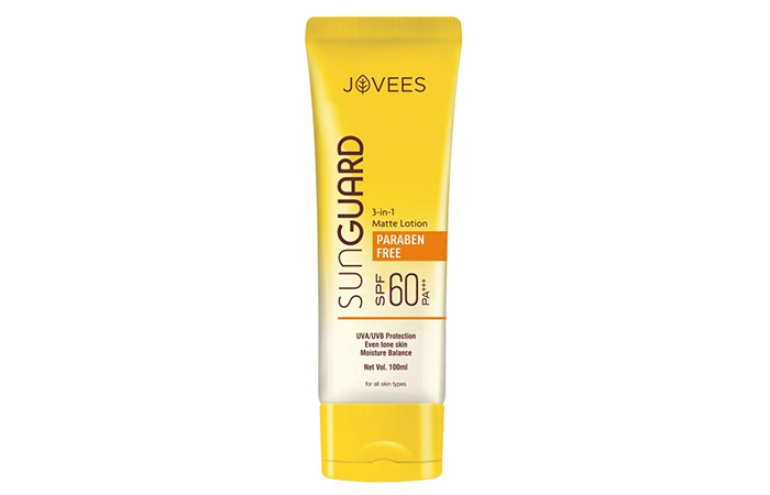 Best Sunscreens In India - Jovees Argan Sun Guard Lotion SPF 60 PA++++