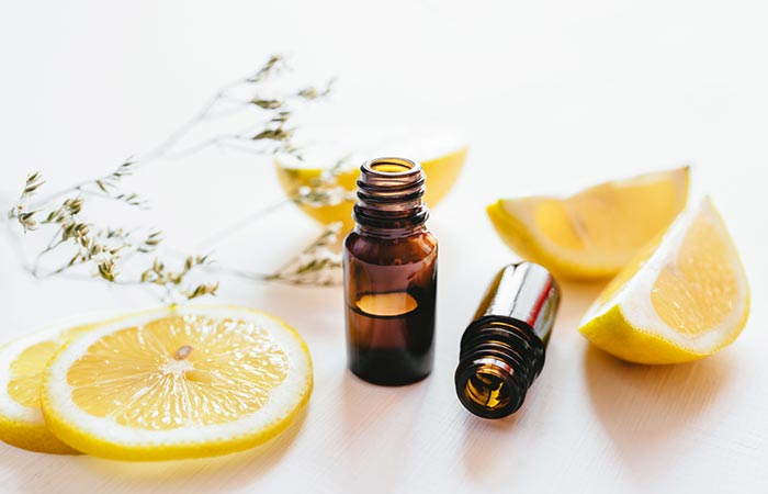 Neem oil with lemon peel for dandruff