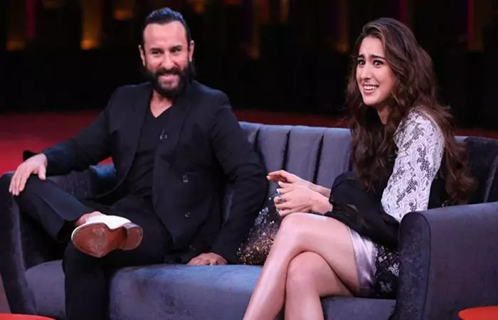 Saif Ali Khan And Sara Ali Khan