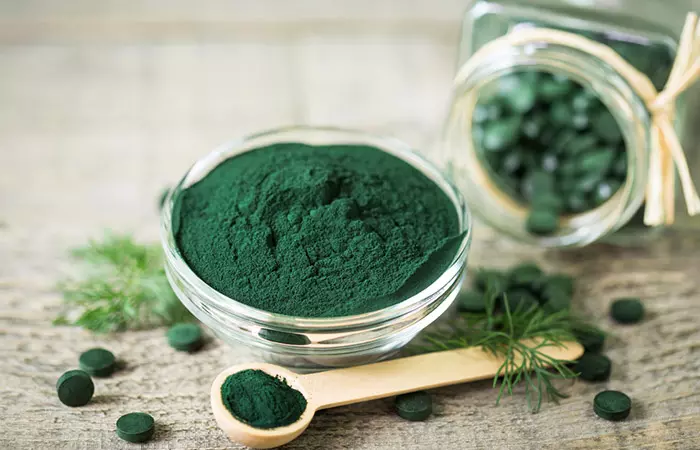 Spirulina is rich in copper