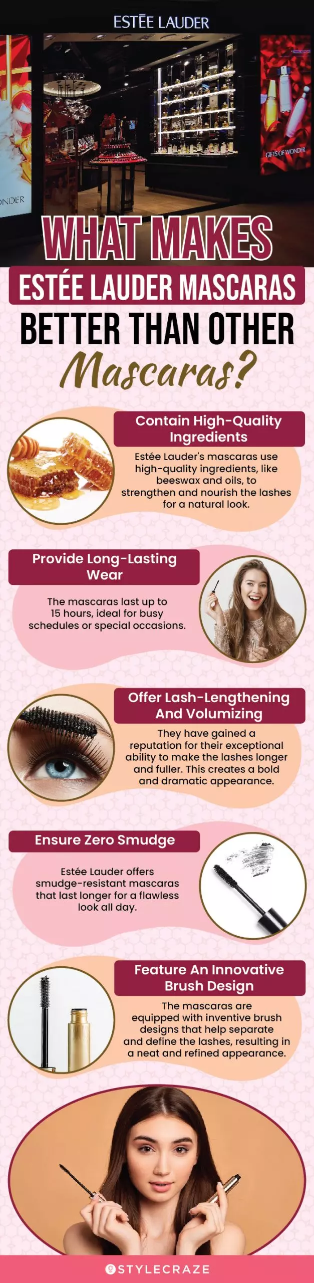 What Makes Estée Lauder Mascaras Better Than Other Mascaras? (infographic)