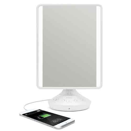 iHome iCVBT2 Adjustable Vanity Mirror