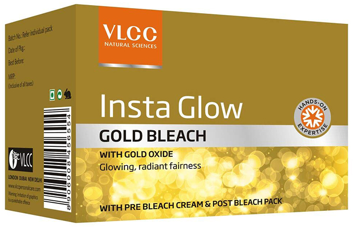 VLCC Natural Sciences Insta Glow Gold Bleach