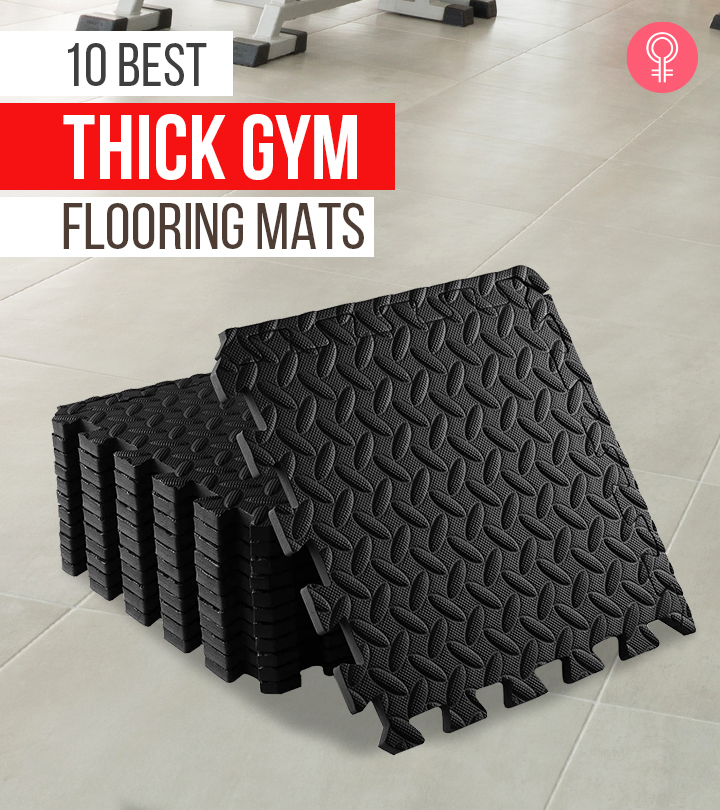 Yoga 9HORN Exercise Mat/Protective Flooring Mats with EVA Foam Interlocking Tiles and Edge Pieces Suitable for Gym Equipment Surface Protection