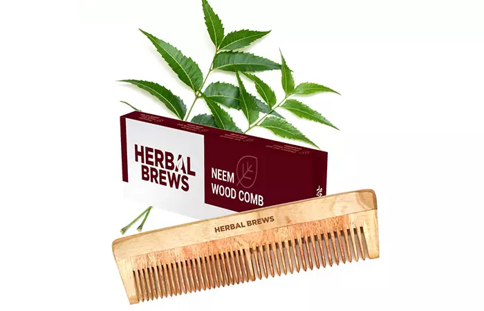 Kabello Handmade Neem Wood Comb