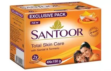 Santoor Total Skin Care With Sandal & Turmeric
