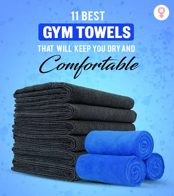 Dry your face quickly after an intensive workout with towels that can absorb sweat.